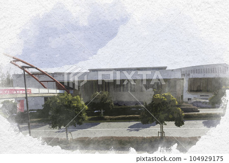 廣島縣三好市水彩風格奧田源曹狹目美術館 廣島縣三好市水彩風格奧田源曹狹目美術館 104929175
