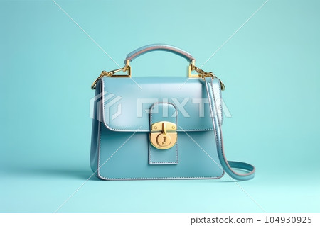 Beautiful trendy smooth women's handbag. Generative AI Beautiful trendy smooth women's handbag. Generative AI 104930925