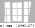 Overlay shadow from windows, openings and tropical plants. 104931274