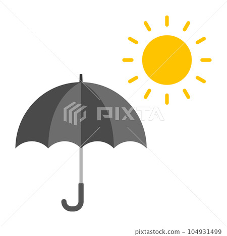 parasol and sun parasol and sun 104931499