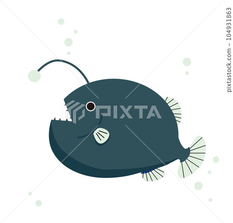 藍色琵琶魚 藍色琵琶魚 104931863