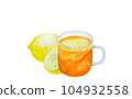 水彩畫的檸檬茶 104932558