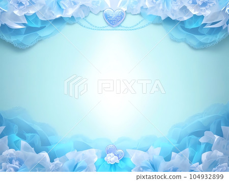 Heart and lace frame AI Heart and lace frame AI 104932899