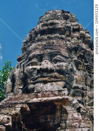 Angkor Thom Bayon Temple Avalokitesvara Bodhisattva called "Khmer Smile" Angkor Thom Bayon Temple Avalokitesvara Bodhisattva called "Khmer Smile" 104933129
