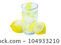 水彩畫的檸檬酸 104933210