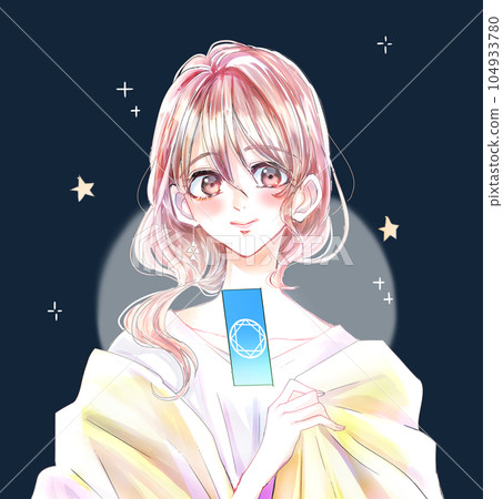 女算命師塔羅牌1張夜光 104933780