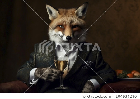 Fox businessman "AI-generated image" 104934280
