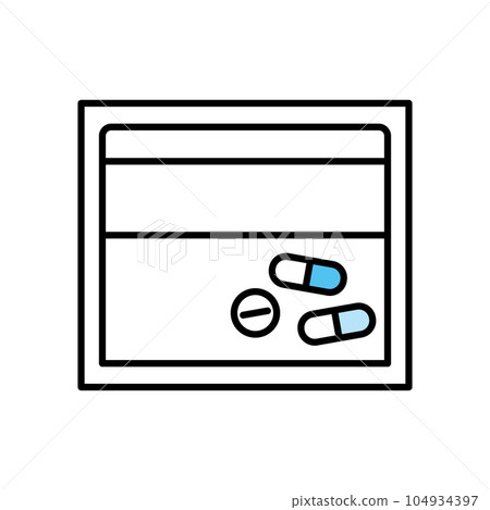 Medicine single package oral medicine tablet 2 colors 104934397