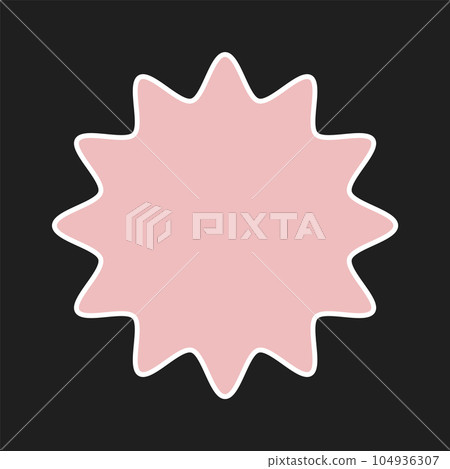 New retro stickers. Shop product tags. Vector trendy mocern labels 104936307