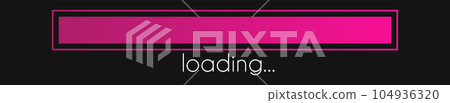 Load bar. Progress gradient download interface. Loading sign. Vector loader concept Load bar. Progress gradient download interface. Loading sign. Vector loader concept 104936320