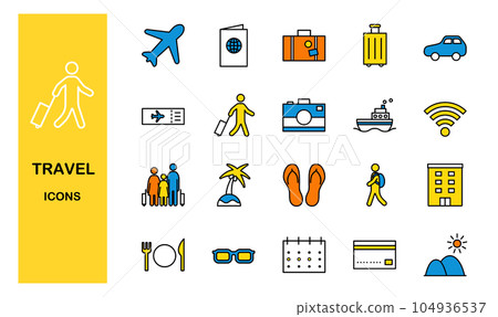 travel icon set travel icon set 104936537