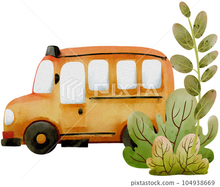 School Bus composition School Bus composition 104938669