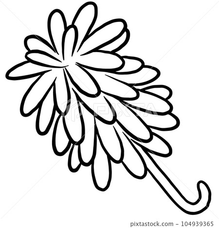 vector illustration of flower vector illustration of flower 104939365