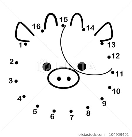 cute dog with a cute pets icon 104939491