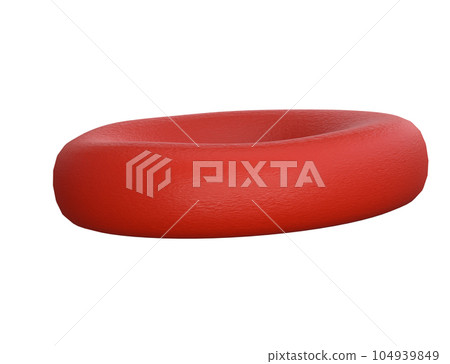 3d erythrocyte or red blood cell medicine isolated on white background with clipping path. realistic picture of hemoglobin for hematology, microbiology health human illustration 3d erythrocyte or red blood cell medicine isolated on white background with clipping path. realistic picture of hemoglobin for hematology, microbiology health human illustration 104939849