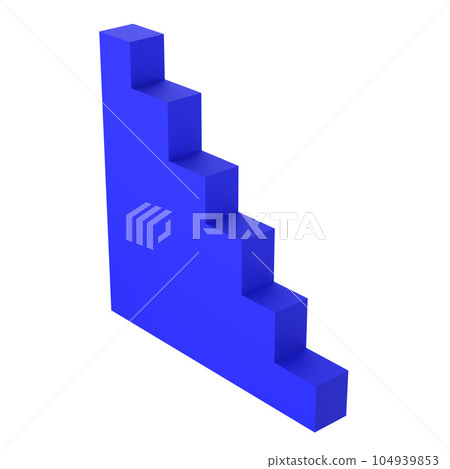 3d Abstract Dark blue stairs scene isolated with clipping path. architectural structure Minimal wall mockup product stage showcase. Modern minimal abstract illustration for advertising products 3d Abstract Dark blue stairs scene isolated with clipping path. architectural structure Minimal wall mockup product stage showcase. Modern minimal abstract illustration for advertising products 104939853