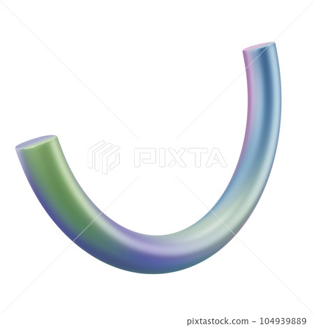 3d dimensional abstract shape semiring geometric metal. Realistic glossy gradient luxury template decorative design illustration. Minimalist bright semi ring mockup isolated with clipping path 3d dimensional abstract shape semiring geometric metal. Realistic glossy gradient luxury template decorative design illustration. Minimalist bright semi ring mockup isolated with clipping path 104939889