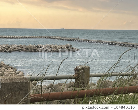 新潟海和日落 新潟海和日落 104940110