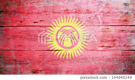 Flag of Kyrgyzstan Flag of Kyrgyzstan 104940249