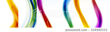 Abstract background vector design set. Mesmerizing Abstract Backgrounds - Dynamic Waves. Vibrant colors, graceful movements, and abstract art combine for an energetic, introspective experience Abstract background vector design set. Mesmerizing Abstract Backgrounds - Dynamic Waves. Vibrant colors, graceful movements, and abstract art combine for an energetic, introspective experience 104940333