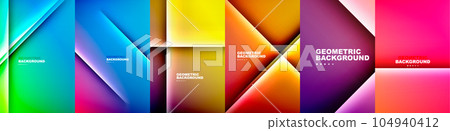 Shadow and light straight lines on a bright gradient backgrounds creates a captivating visual effect. Interplay between shadows and light creates depth and dimension Shadow and light straight lines on a bright gradient backgrounds creates a captivating visual effect. Interplay between shadows and light creates depth and dimension 104940412