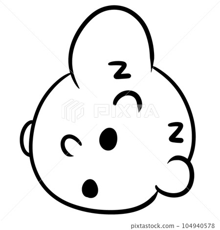 pig icon in outline style 104940578