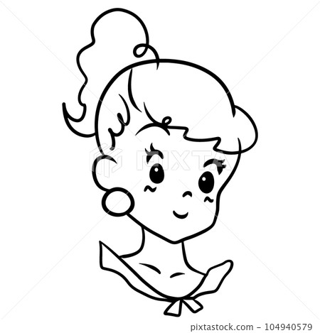 boy head with speech bubbles 104940579