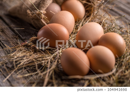 Brown eggs Brown eggs 104941698