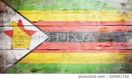 Flag of Zimbabwe 104941788