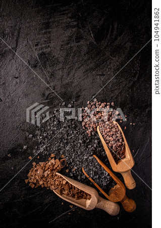 Mix of different salt types Mix of different salt types 104941862
