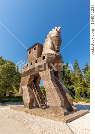 Wooden Trojan Horse Wooden Trojan Horse 104942222