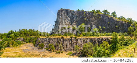 Volcanic rock basaltic formation Volcanic rock basaltic formation 104942293