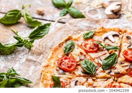 Italian pizza 104942299
