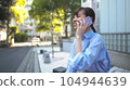 Image of talking on a smartphone 104944639