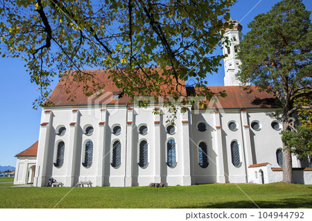 德國，巴伐利亞，小鎮，教堂，宗教，ドイツ、バイエルン、小さな町、教会、宗教、Germany, 104944792