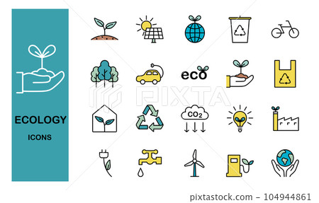 Ecology icon set 104944861