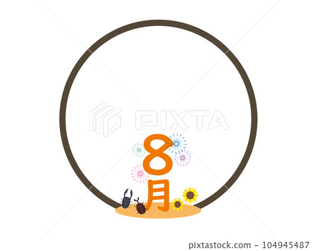 八月圓框 104945487