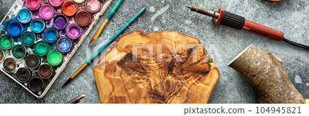 Woodworking and burning concept Woodworking and burning concept 104945821