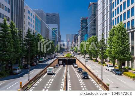 《Tokyo》Tokyo transportation image・Showa-dori 104947268