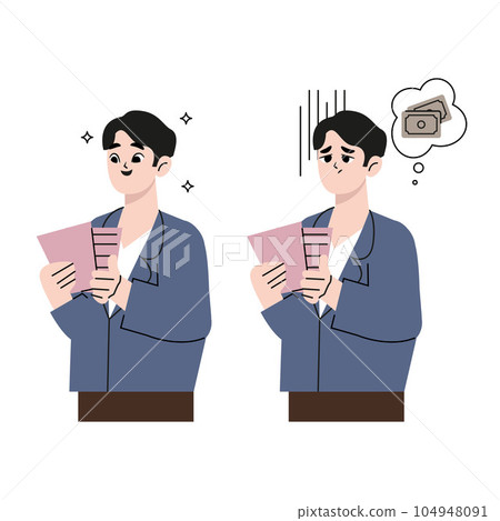 vector, man, laptop 104948091