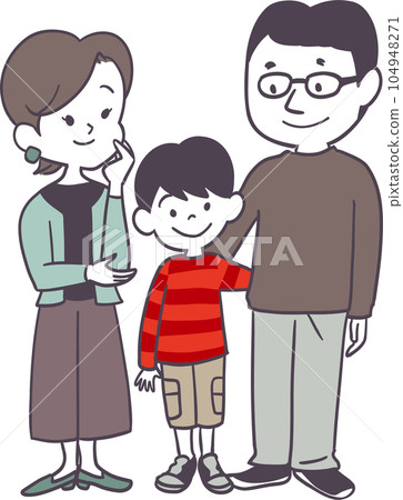 Japanese family Japanese family 104948271