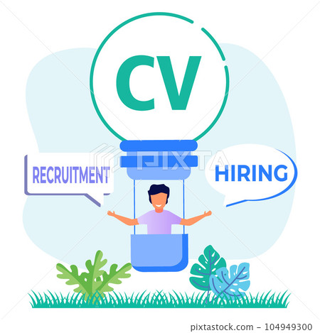 Illustration vector graphic cartoon character of labor recruitment 104949300