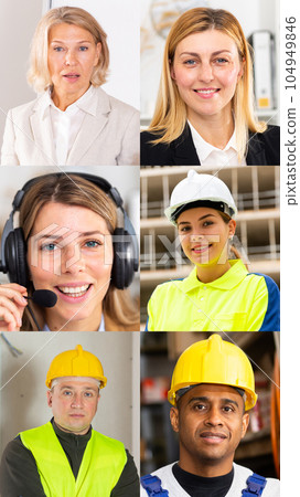 Business people having work video online meeting 104949846