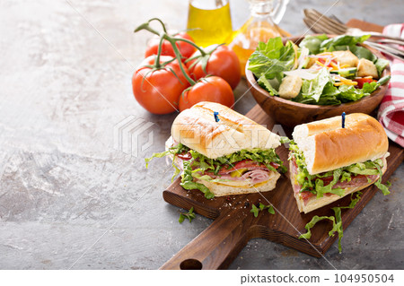 Italian sandwich for lunch Italian sandwich for lunch 104950504