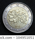 2 Euro standard coin from Finland 104951051