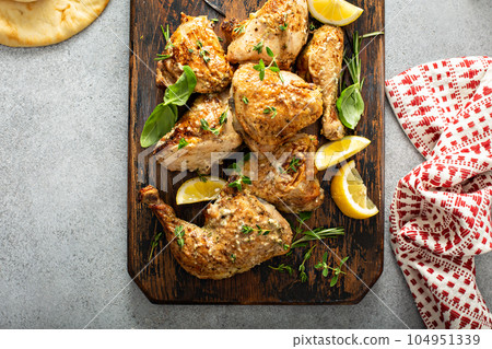 Lemon herbed garlic chicken 104951339