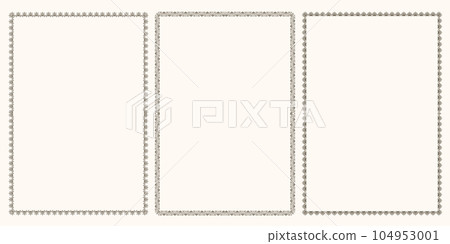Set with beautiful ornamental frames 104953001