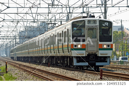 Tokaido Main Line Tsujido-Fujisawa JR East 211 series N52 formation (Tamachi) Tokaido Main Line Tsujido-Fujisawa JR East 211 series N52 formation (Tamachi) 104953325