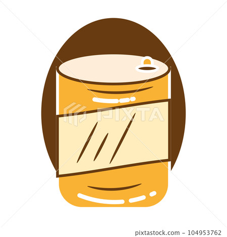Isolated colored beer can icon Vector 104953762