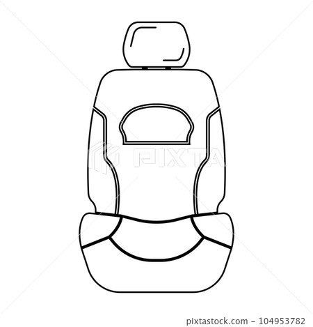 Car seat icon Car seat icon 104953782